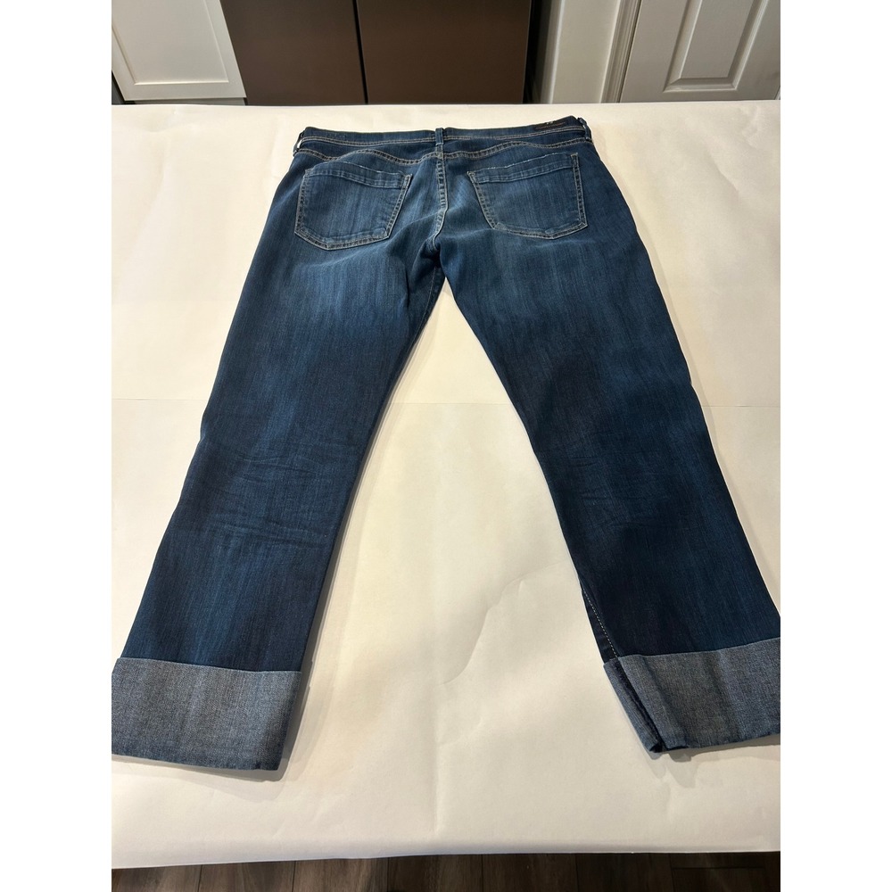 Citizens of Humanity Womens Dani Cropped Straight Leg Jeans Dark‎ Wash Size 32 - Picture 5 of 8